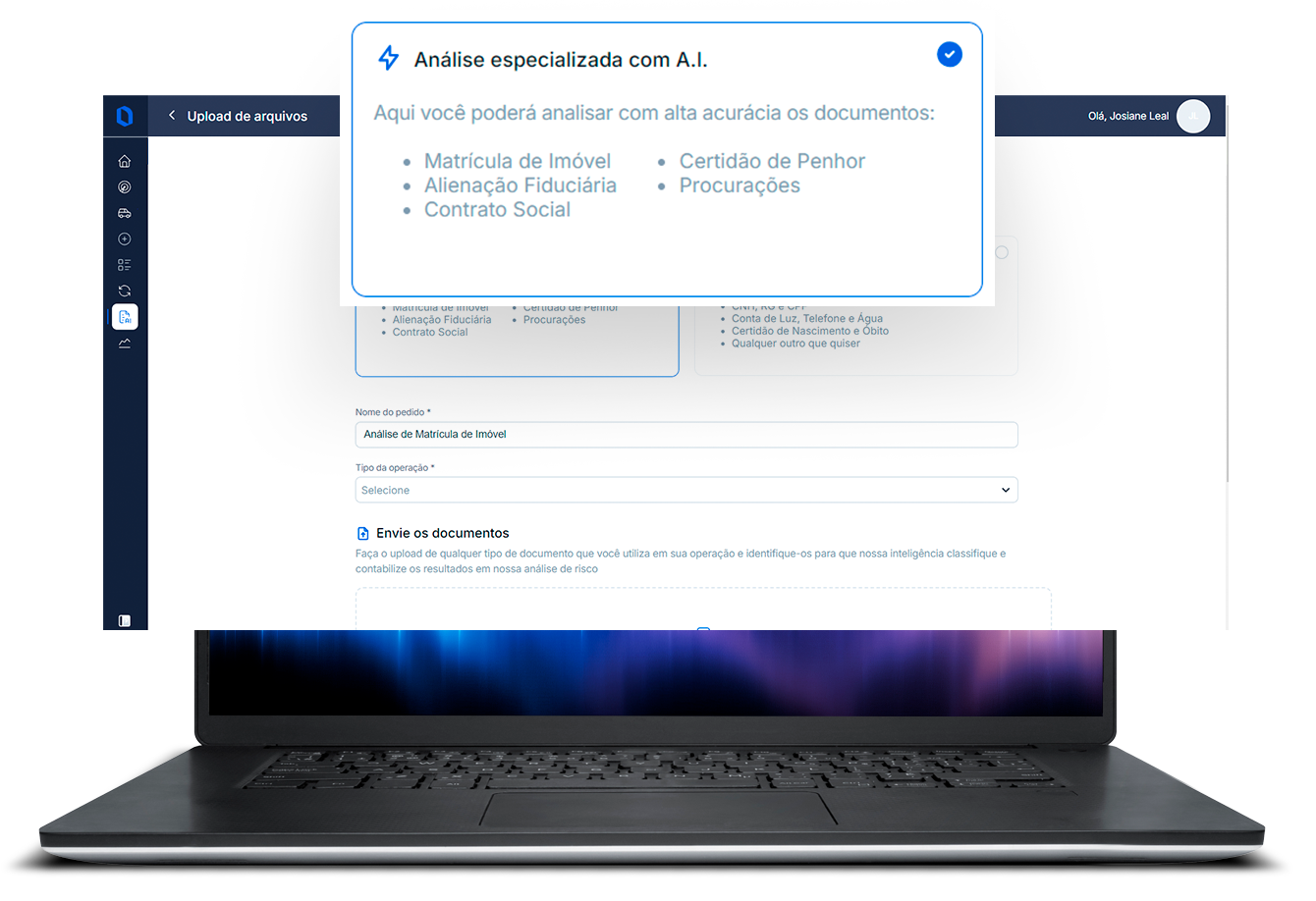 análise especializada com IA